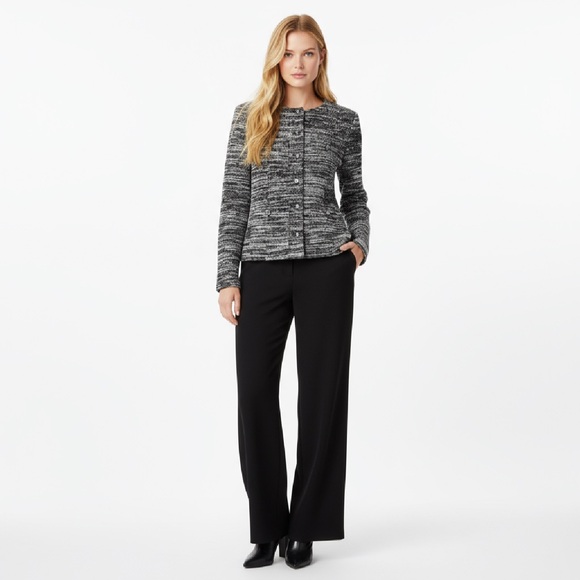 KARL LAGERFELD Boucle Tweed Pattern Jacket - Picture 1 of 6
